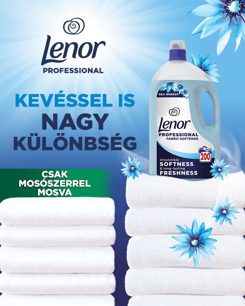 Új Lenor Professional öblítők